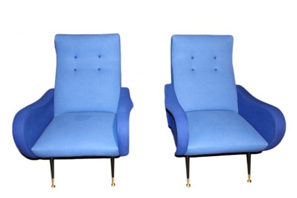 Zanuso Style Italian Mid-Century Modern Chairs