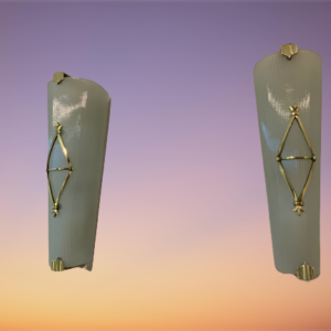 Pair of French Mid Century Sconces by Petitot