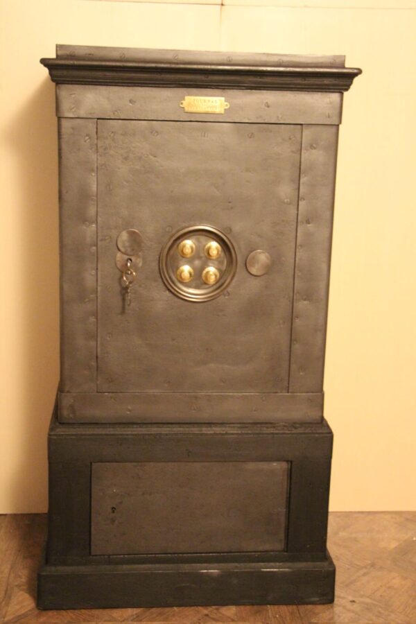 Iron and Wood Safe Black Steel