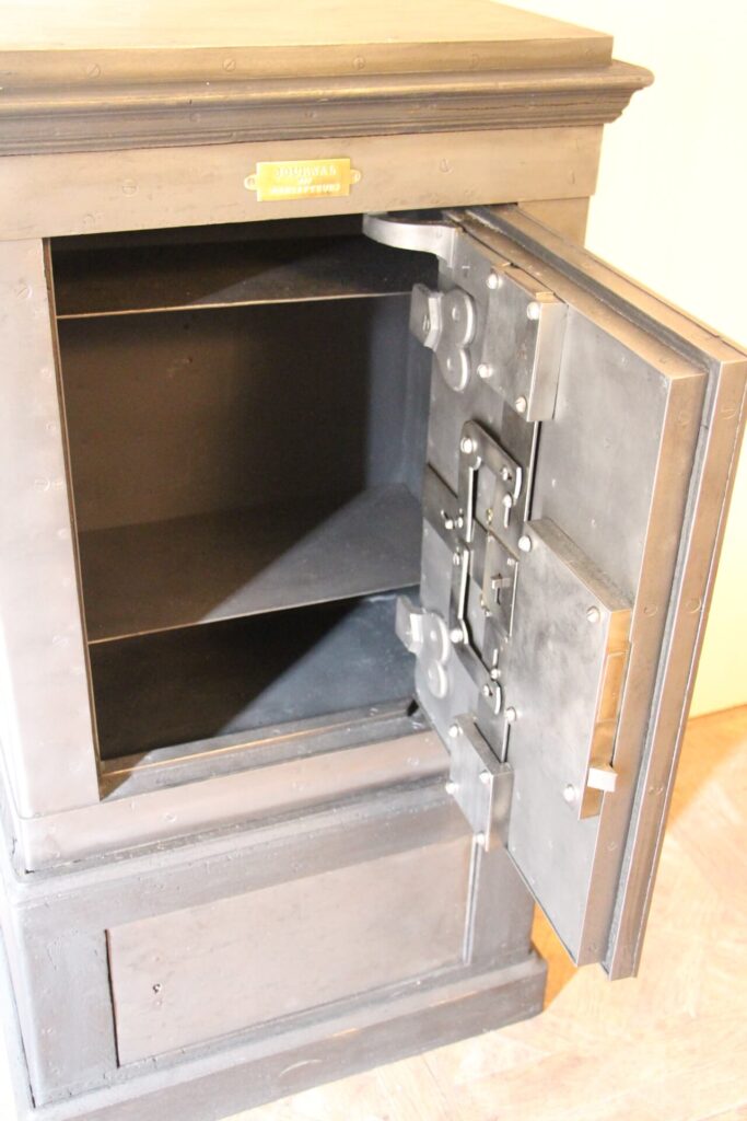 Vintage black safe