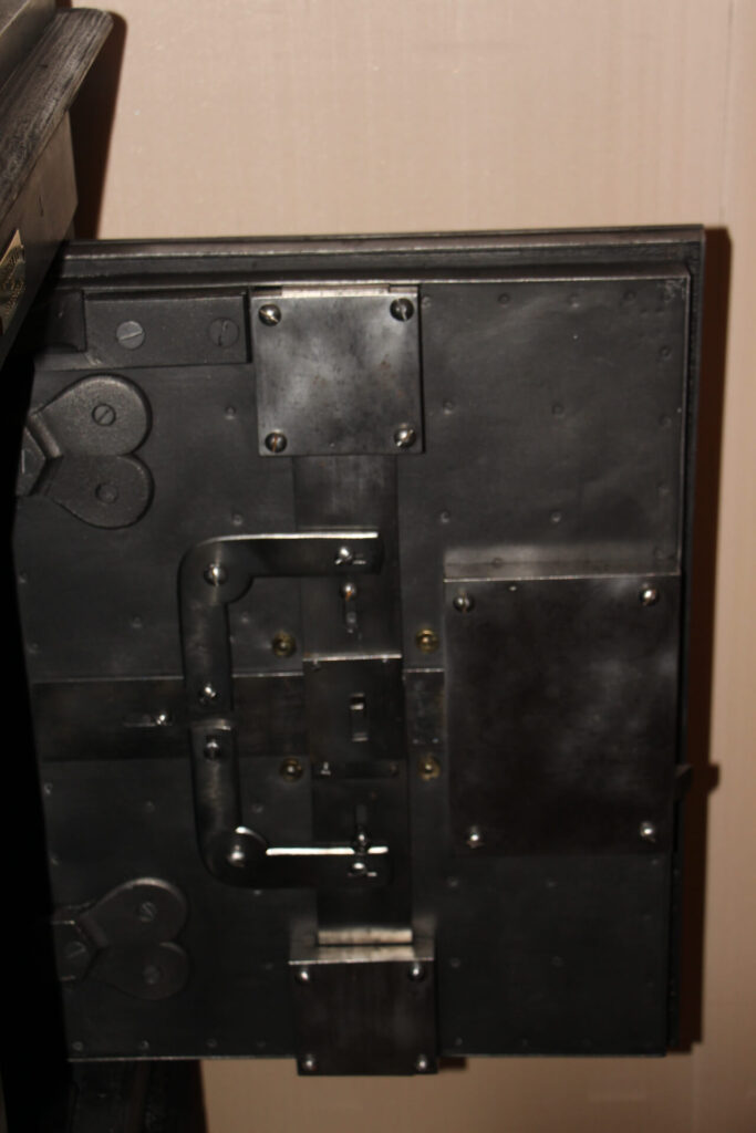 Vintage black safe