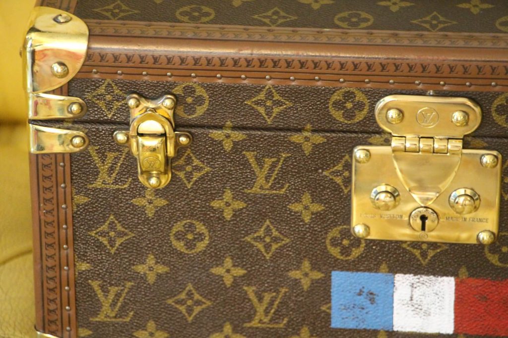 Louis Vuitton Train Boite Vanity Case, Hard Sided, 1980s Vintage