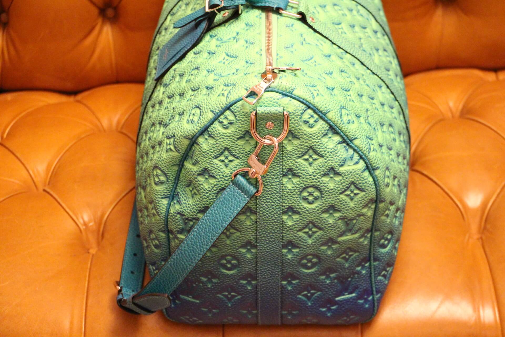 Louis Vuitton Green Damier Cubic Fabric and Leather Limited