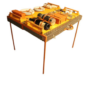 Goyard Trunk, Goyard Picnic Trunk, Goyard Folding Sideboard Table