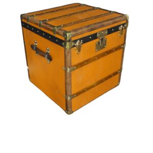 rare Moynat cube trunk from the 1920s