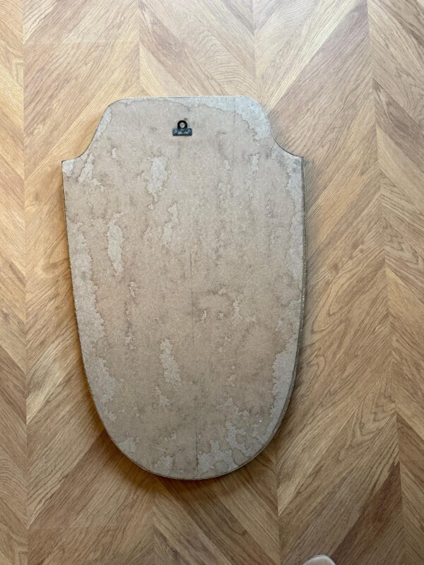 Modernist Brass Wall Mirror